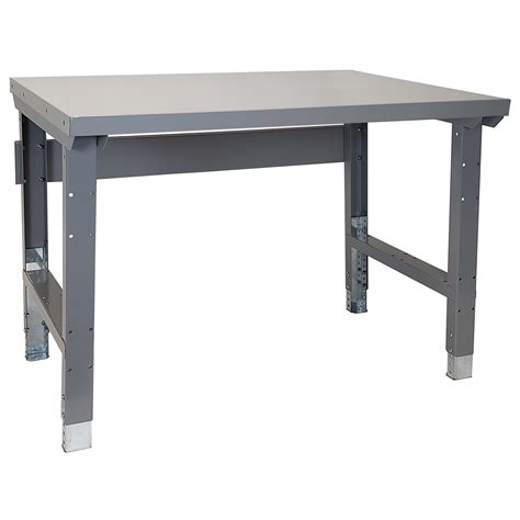Adjustable Workbench With Painted Steel Top | Republic