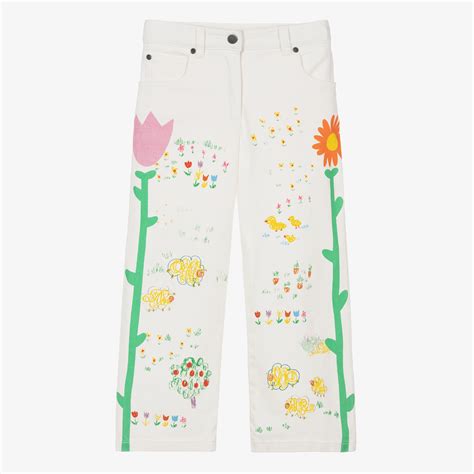 Stella McCartney Kids - Teen Girls Blue Denim Slim-Fit Jeans | Childrensalon