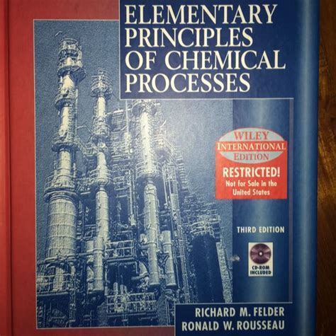Image result for Elementary Principles of Chemical Processes