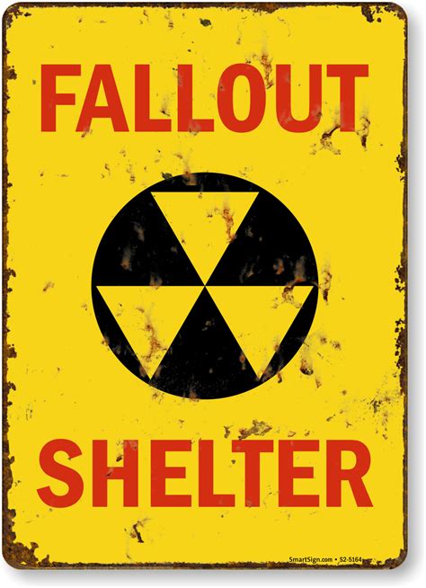 Fallout Shelter Signs & Civil Defense Signs