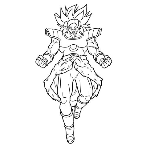 How to Draw Broly: Dragon Ball Super Drawing Guide: - Sketchok Easy Drawing Guides