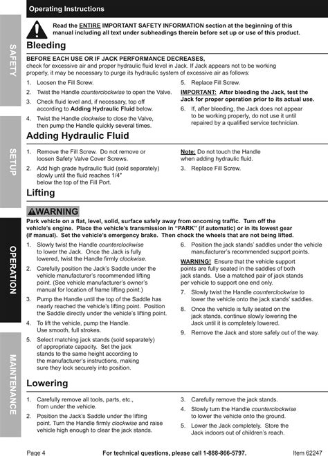 Harbor Freight 2 Ton Aluminum Racing Floor Jack With Rapid Pump Product ...