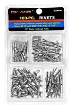 100 Pc. Rivets Aluminum Dome Head Steel Shank Blind India | Ubuy