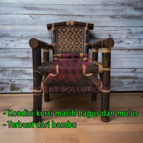 Jual Kursi Bambu Cocok untuk Santai di Teras Rumah atau Ruang Tamu ...