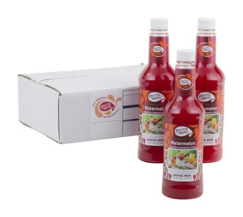 Master of Mixes Watermelon Daiquiri / Margarita Drink Mix, Ready To Use ...