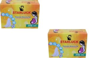Starluck Yellow Sanitary Pad Pack 2/L Sanitary Pad | Buy Women Hygiene ...