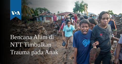 Bencana Alam di NTT Timbulkan Trauma pada Anak