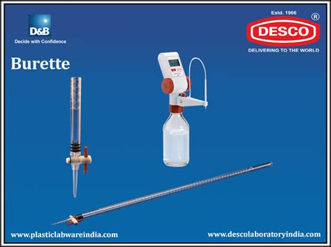 Plastic Labware Burettes - Manufacturers, Vendors and Suppliers India