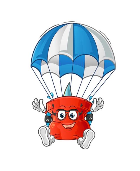 Cartoon parachute Images - Free Download on Freepik