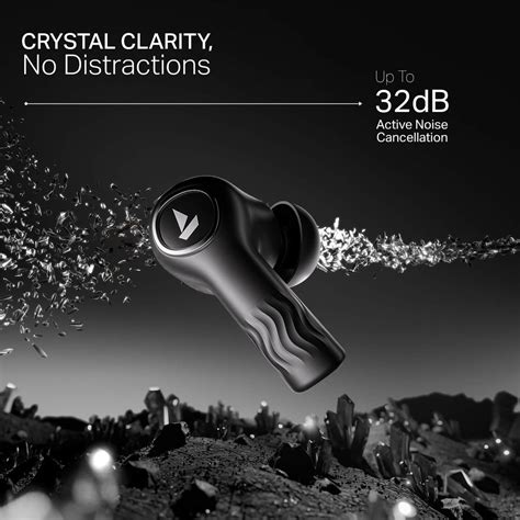 boAt Nirvana Crystl - ANC Wireless Earbuds with 100 Hours Playback