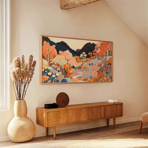 Abstract Landscape Wall Art Canvas Print Wide Format Abstract Landscape ...