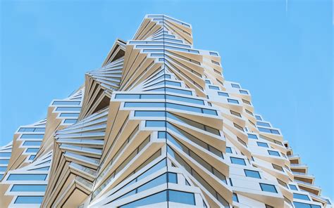 Download wallpaper 3840x2400 building, facade, architecture, minimalism ...