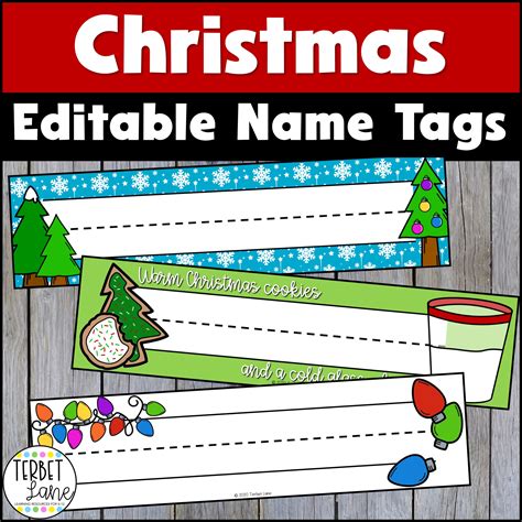 How To Make Christmas Table Name Tags at Brenda Gilland blog