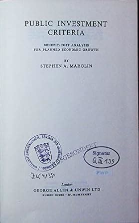 Public Investment Criteria (Study in Economic Development of India ...