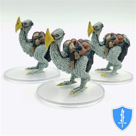 Axe Beak x3 - Snowbound #30 D&D Icons Realms Terror Bird Miniature | eBay