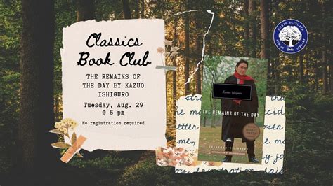 August Classics Book Club, North Scituate Public Library, Greenville ...
