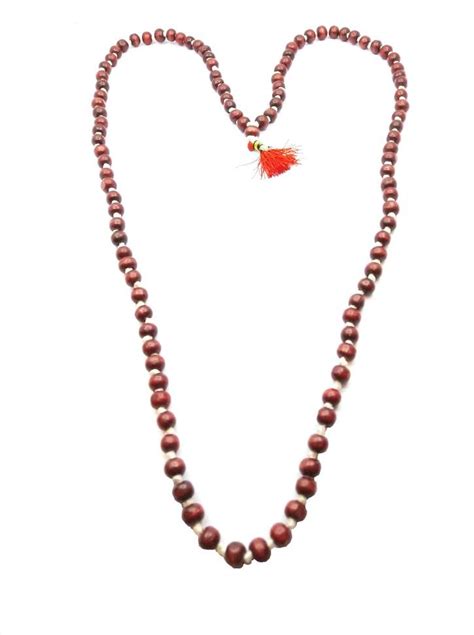 Raviour Lifestyle Raviour Lifestyle Red Sandalwood Mala 108+1 Beads ...