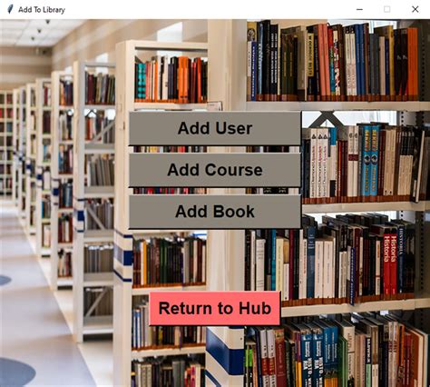 Image result for GUI for Library System