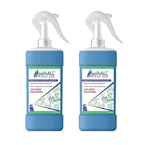 Buy pathALL Hand Rub 70% Isopropyl Alcohol Spray-Based Liquid Rinse ...
