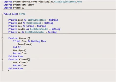 Vb.net Tutorials Connecting Access 的图像结果