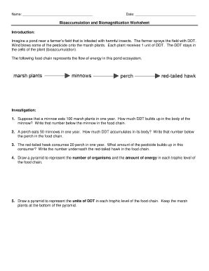 Bioaccumulation Vs Biomagnification - Fill Online, Printable, Fillable ...