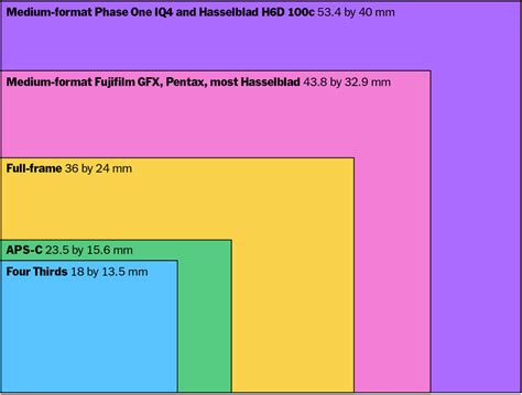 Camera Sensor Sizes 的图像结果
