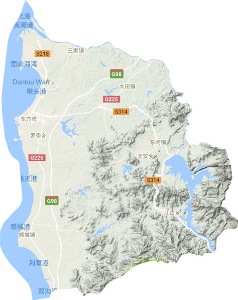 海南行政区 海南最潮湿的城市排名_海南地图全图放大