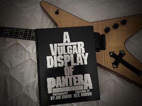 Vulgar Display of Pantera book shirt Dimebag Darrell Washburn Dean ...