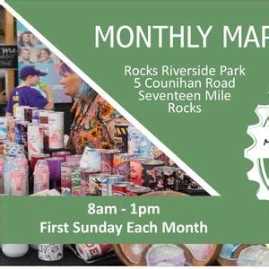 Sundayz Market, Rocks Riverside Park, Seventeen Mile Rocks, 2 March ...