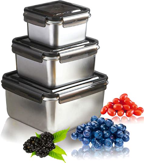 Top 10 Stainless Steel Rectangular Food Container With Lid - Home Preview