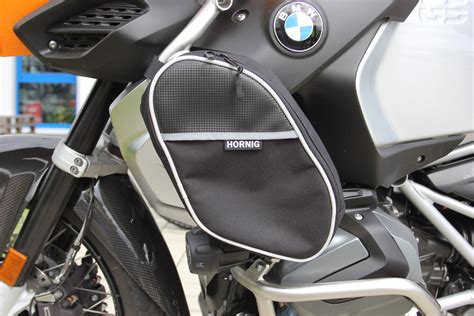 Crash bar bags for BMW R1250GS Adventure | Motorcycle Accessory Hornig ...