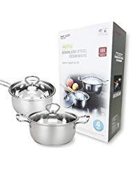 Small Stainless Steel Pot Set - Tri-Ply Stainless Steel Cookware Set ...