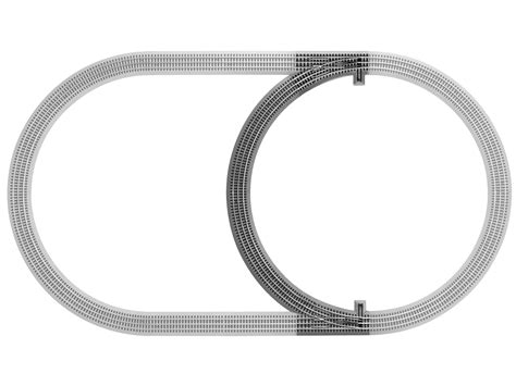 Buy Lionel FasTrack Electric O Gauge, Inner Passing Loop Add-On Track ...