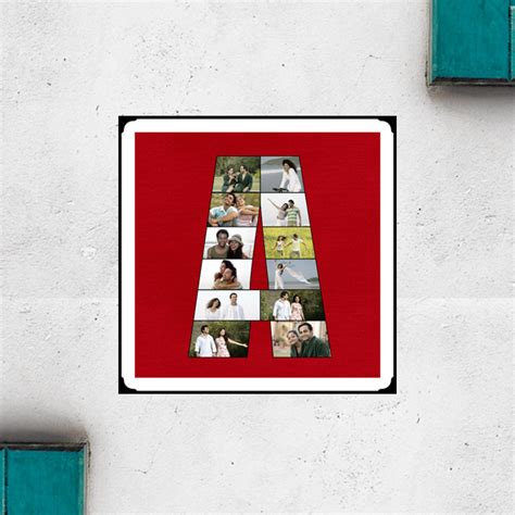 Alphabet Letter Photo Collage, Pic a letter perfect gift ideas for wife ...