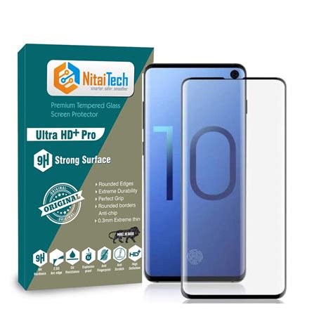 NitaiTech Tempered Glass Screen Protector Edge to Edge Full Screen ...