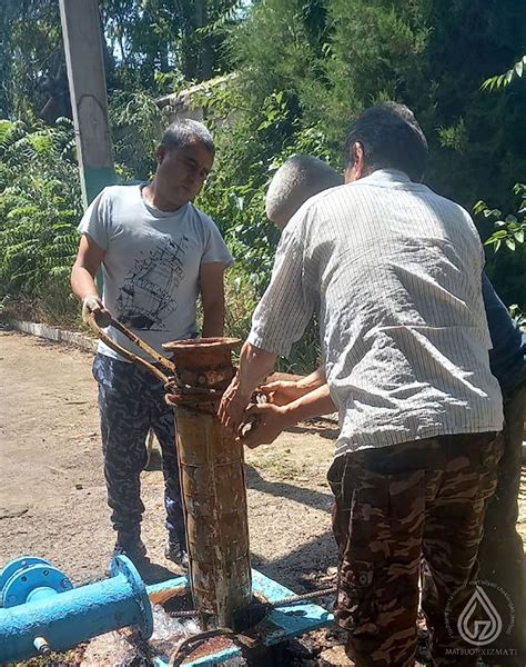 “Toshkent suv taʼminoti”: Chirchiq shahar “Umid” MFYda ETsV 8 USP 125 ...