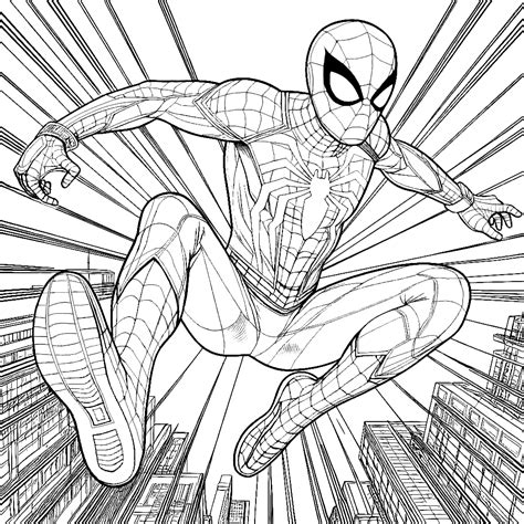 Free Spiderman Pictures To Color - Printable Planet