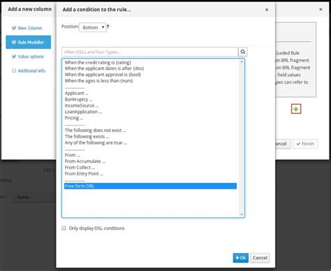 Chapter 30. Types of columns in guided decision tables | Developing ...