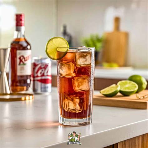 Rum & Coke Cocktail Recipe - Thirsty Tales