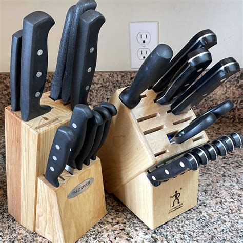 Lot #311 JA Henckel's and Farberware Knife Sets - SLOCAL Estate ...