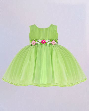 Peagreen Pleated Halter Neck Ruffled Frock. – Stanwells Kids