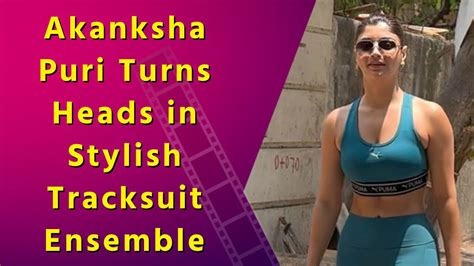 Actress Akanksha Puri Spotted in Andheri Looking Fit and Fabulous