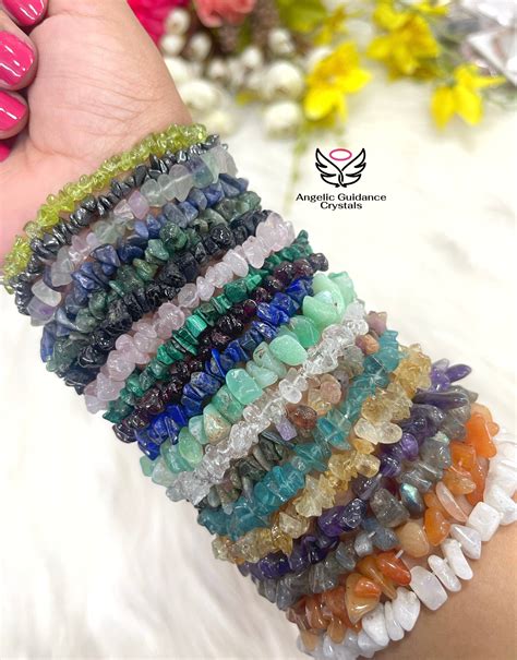Crystal Chip Bracelets – Angelic Guidance Crystals