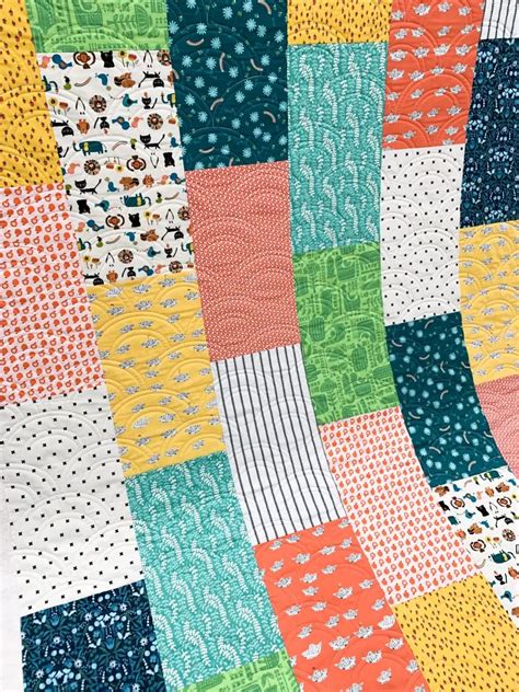 Image result for Simple Bricks Quilt Pattern