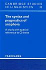 Buy The Syntax and Pragmatics of Anaphora: A Study with Special ...