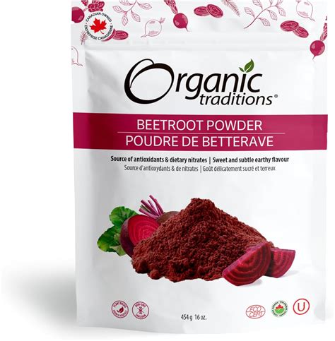 Organic Traditions Beet Root Powder - Nutrient-Rich Superfood