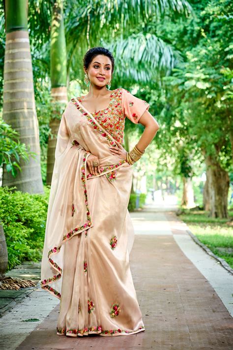 Peach Raina Silk Saree – Aparnaa Sarees