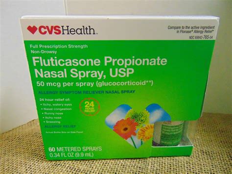 CVS Fluticasone Propionate Nasal Spray, 60 metered Sprays - Exp 02/25 ...