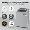 LG 6.5 kg 5 Star with Smart Inverter Technology, TurboDrum and Smart ...