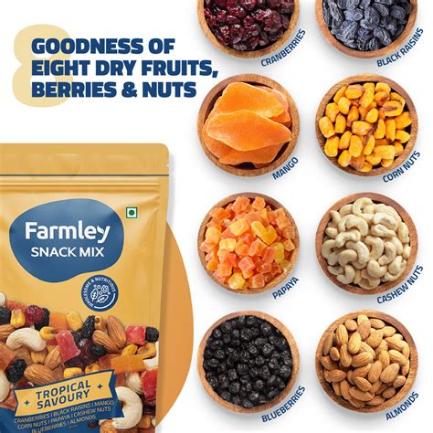 Tropical Savoury Snack Mix (160g) – Farmley | Connedit Business ...
